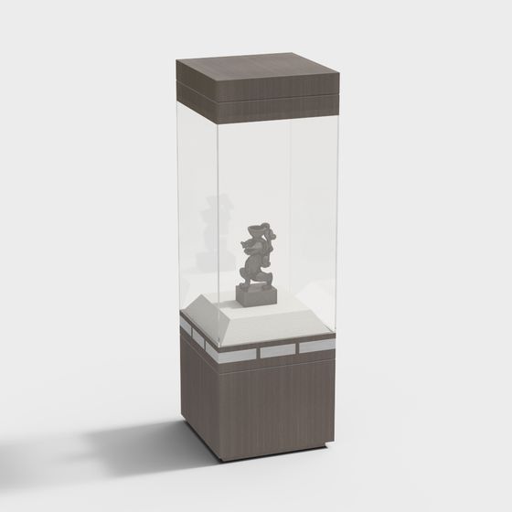 Museum Display Case 3D model for Creative Spaces