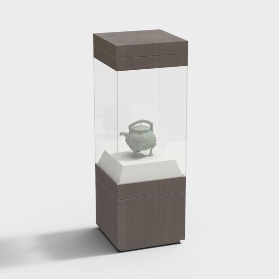Antique Display Cabinet 3D model for Creative Projects
