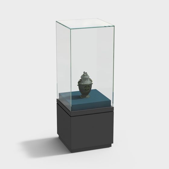 Antique Display Cabinet 3D model for Creative Projects