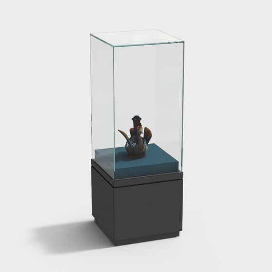 Antique Bird Vase 3D Model for Creative Projects