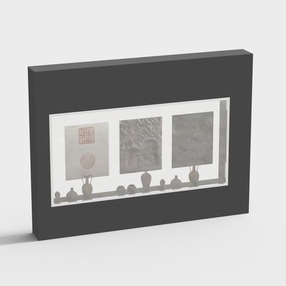 Ancient Charm Gallery 3D model for Creative Projects