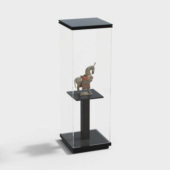 Antique Horse Sculpture 3D Model