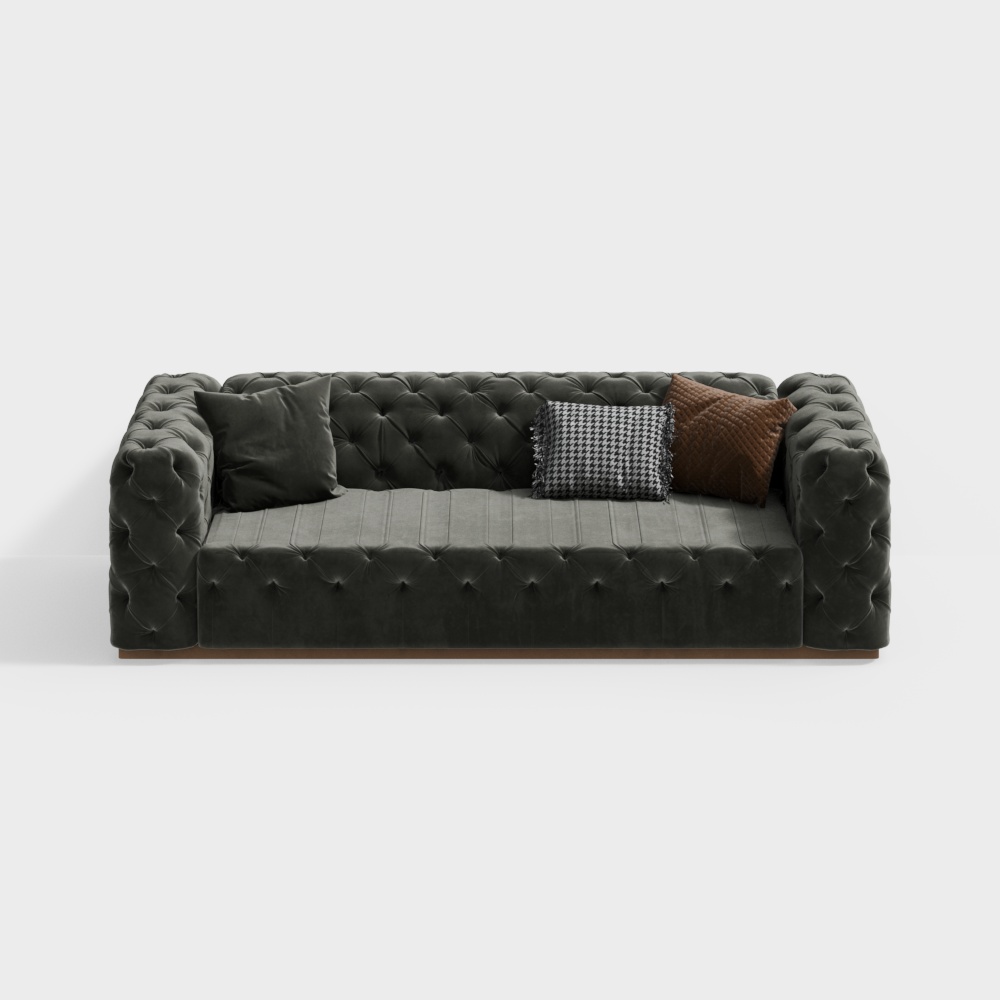 American multi-person sofa