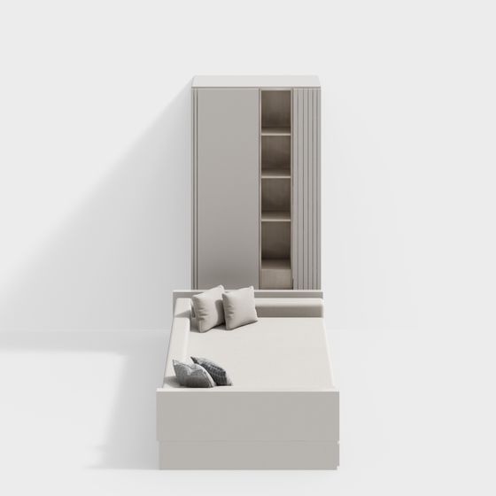 Urban Relaxation Sofa Bed 3D model