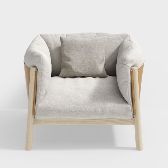 Cozy Lounge Chair 3D model