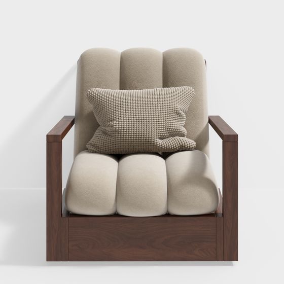 Cozy Retreat Armchair 3D model