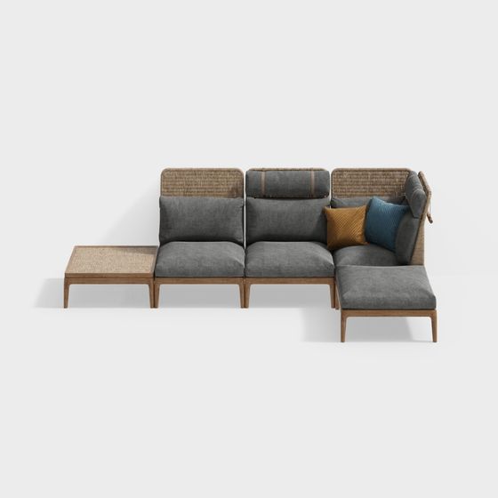 Elegant 3D Model Sofa for Modern Home Design