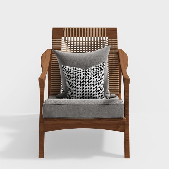 Cozy Retreat Chair 3D model for Modern Interiors