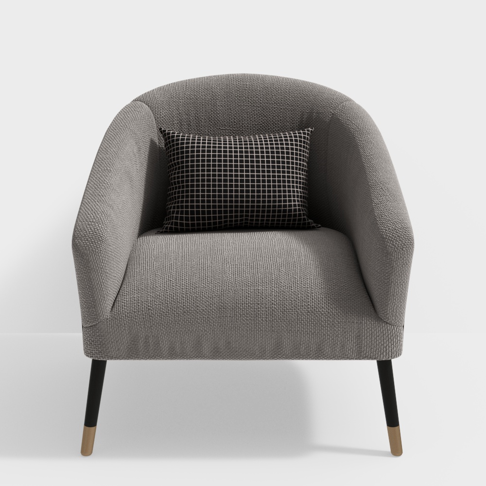 Легкий роскошный односпальный диван