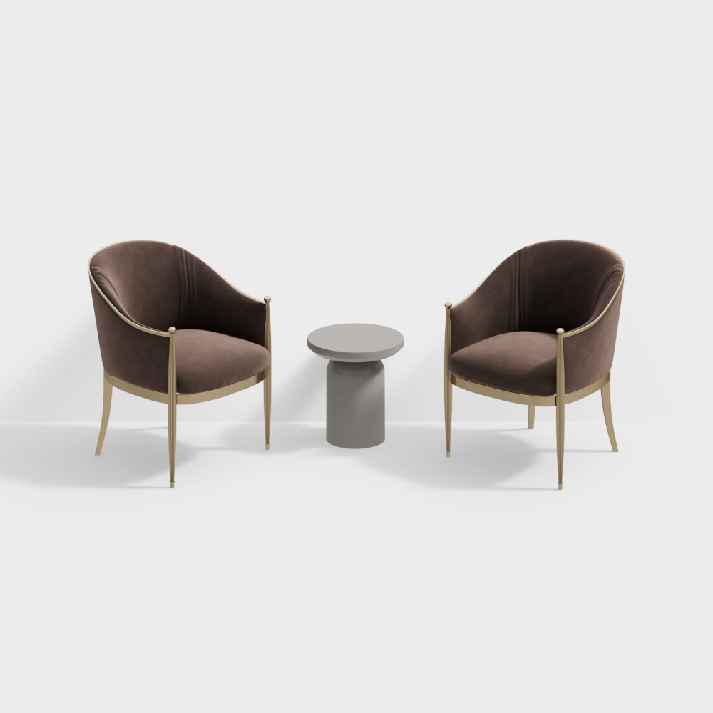 Light luxury leisure sofa combination