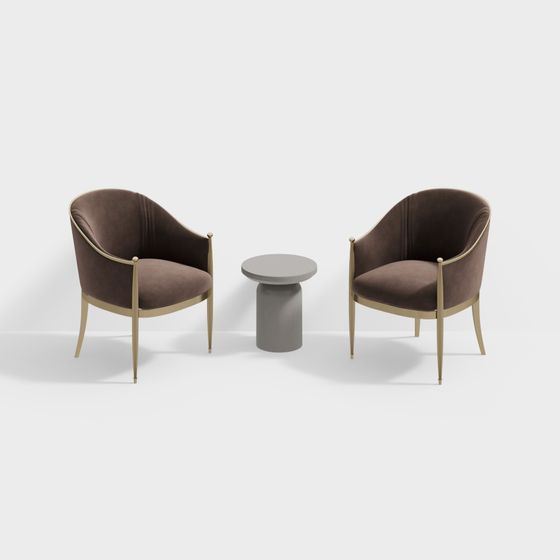 Urban Elegance Sofa Chair 3D model for Modern Designs