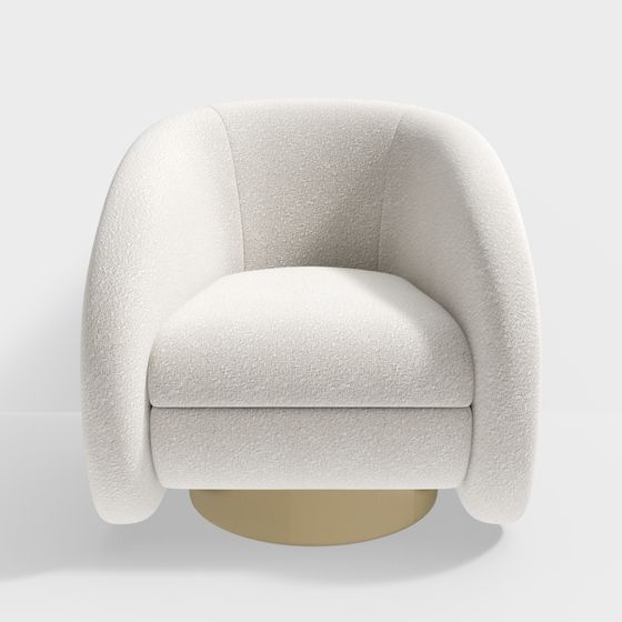 Cozy Swivel Chair 3D model
