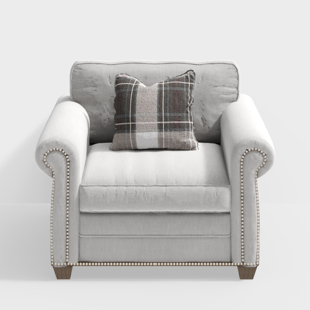 American single sofa