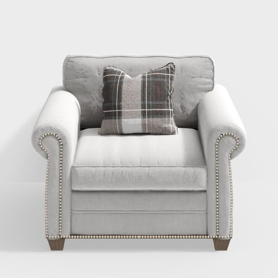 Cozy Corner 3D model Armchair