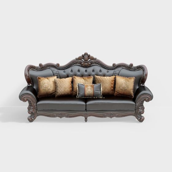 Royal Comfort 3D model Sofa