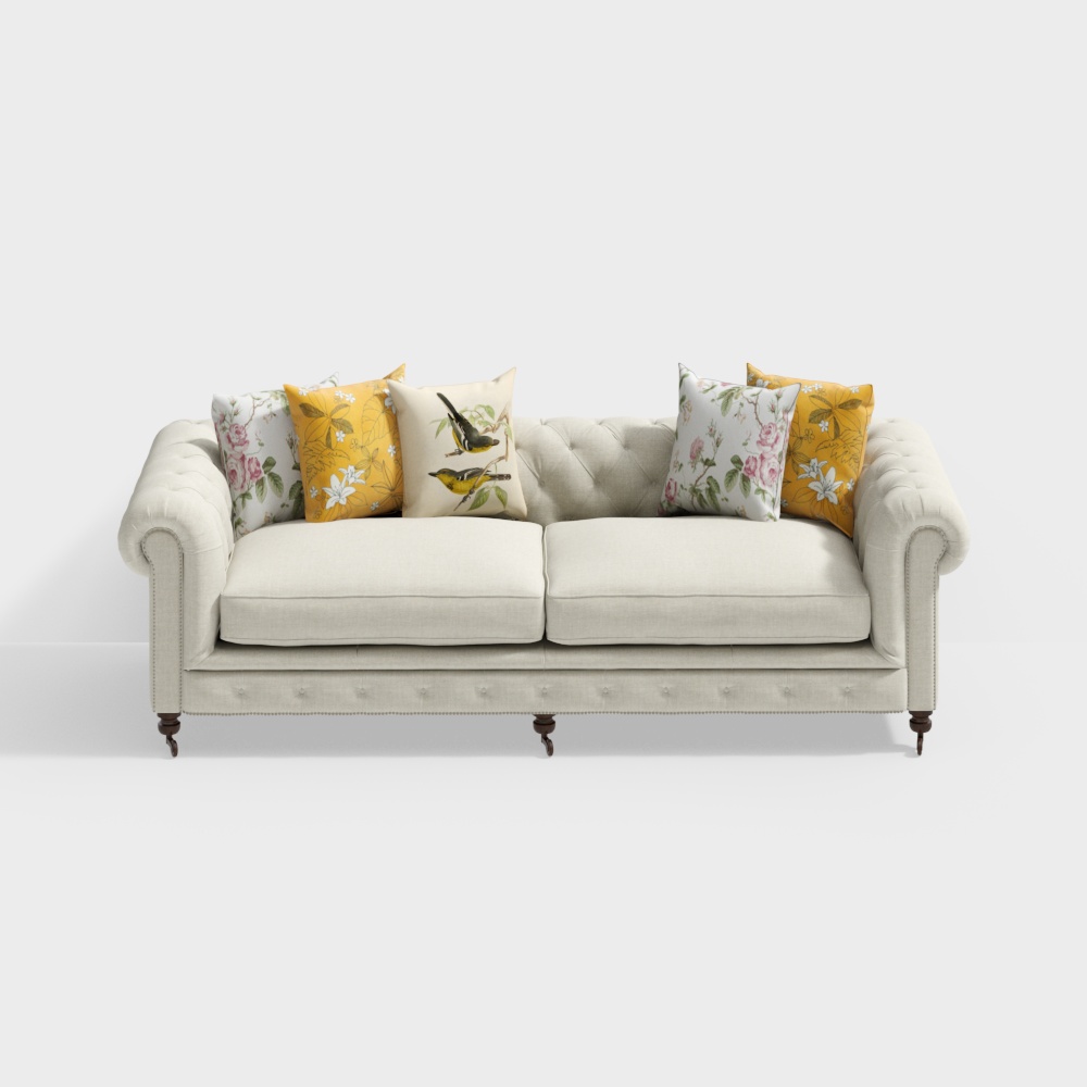 American double sofa