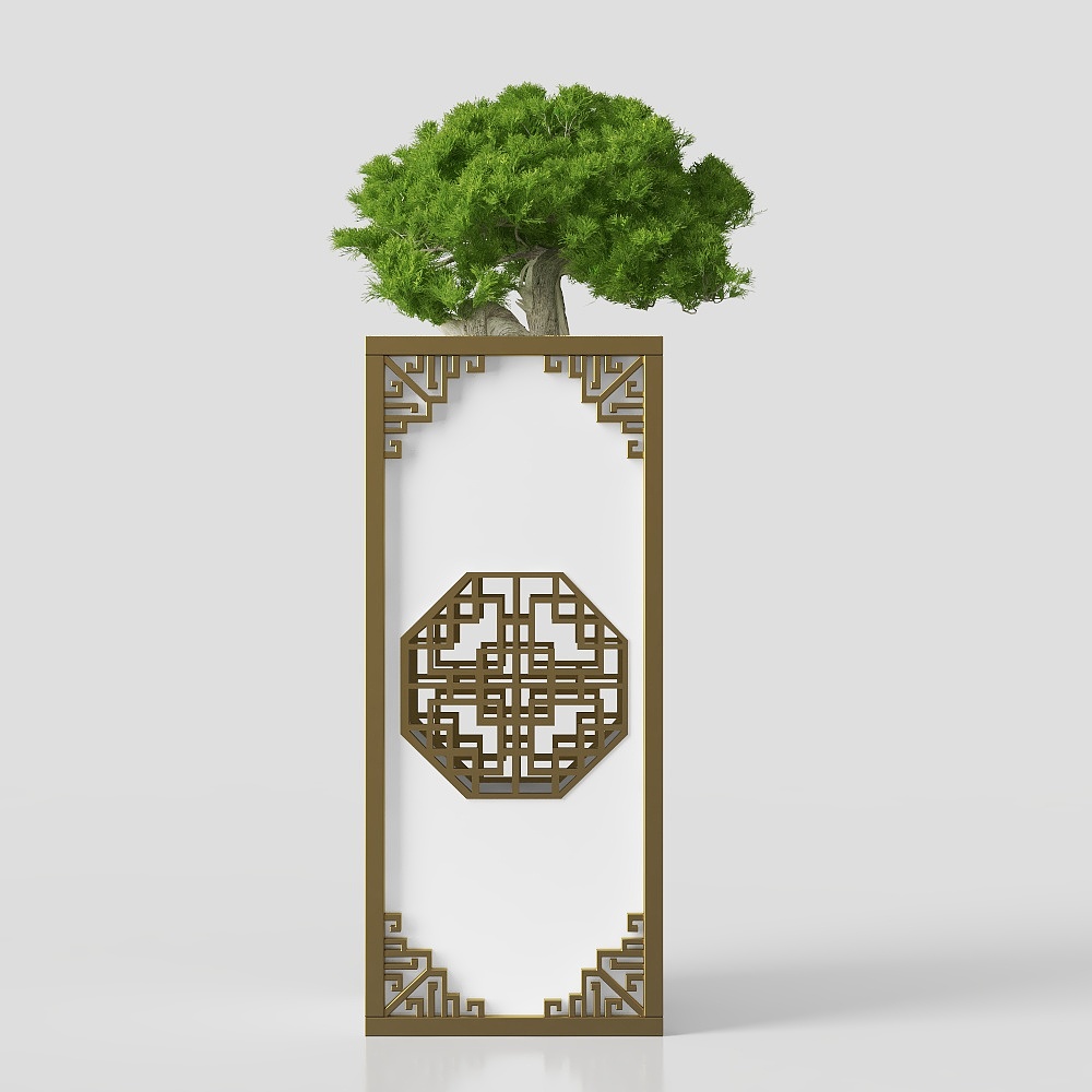 Stand de fleurs de style national dans le parc