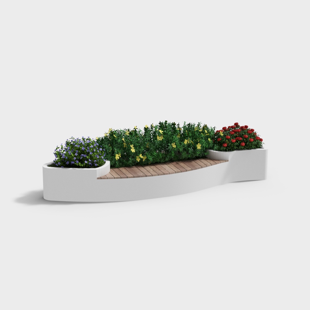 Flower pond outdoor chair