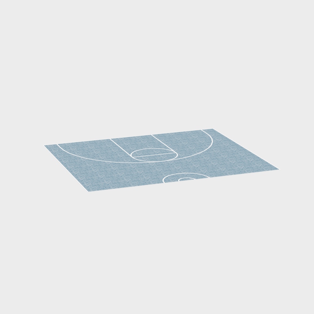 Urban Basketball Court 3D model