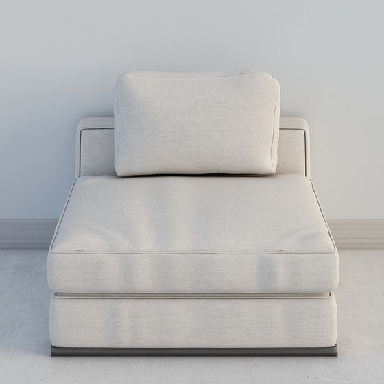 Urban Comfort Chaise Lounge 3D model