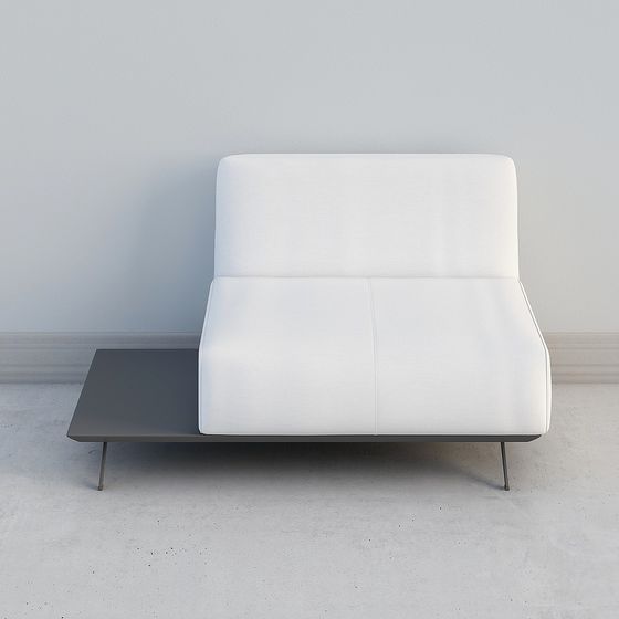 Modern Minimalist 3D Sofa Model
