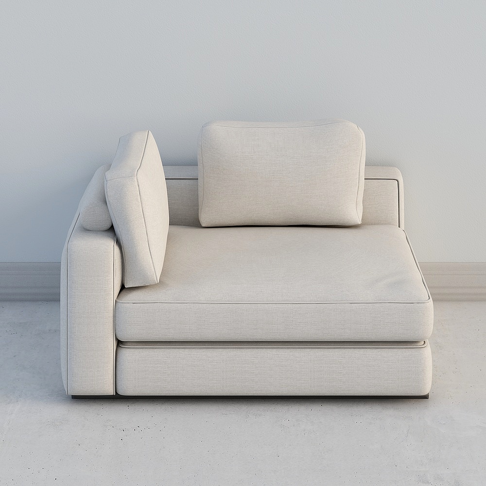 Module d'assise avec accoudoir Dominio Italia - Natuzzi