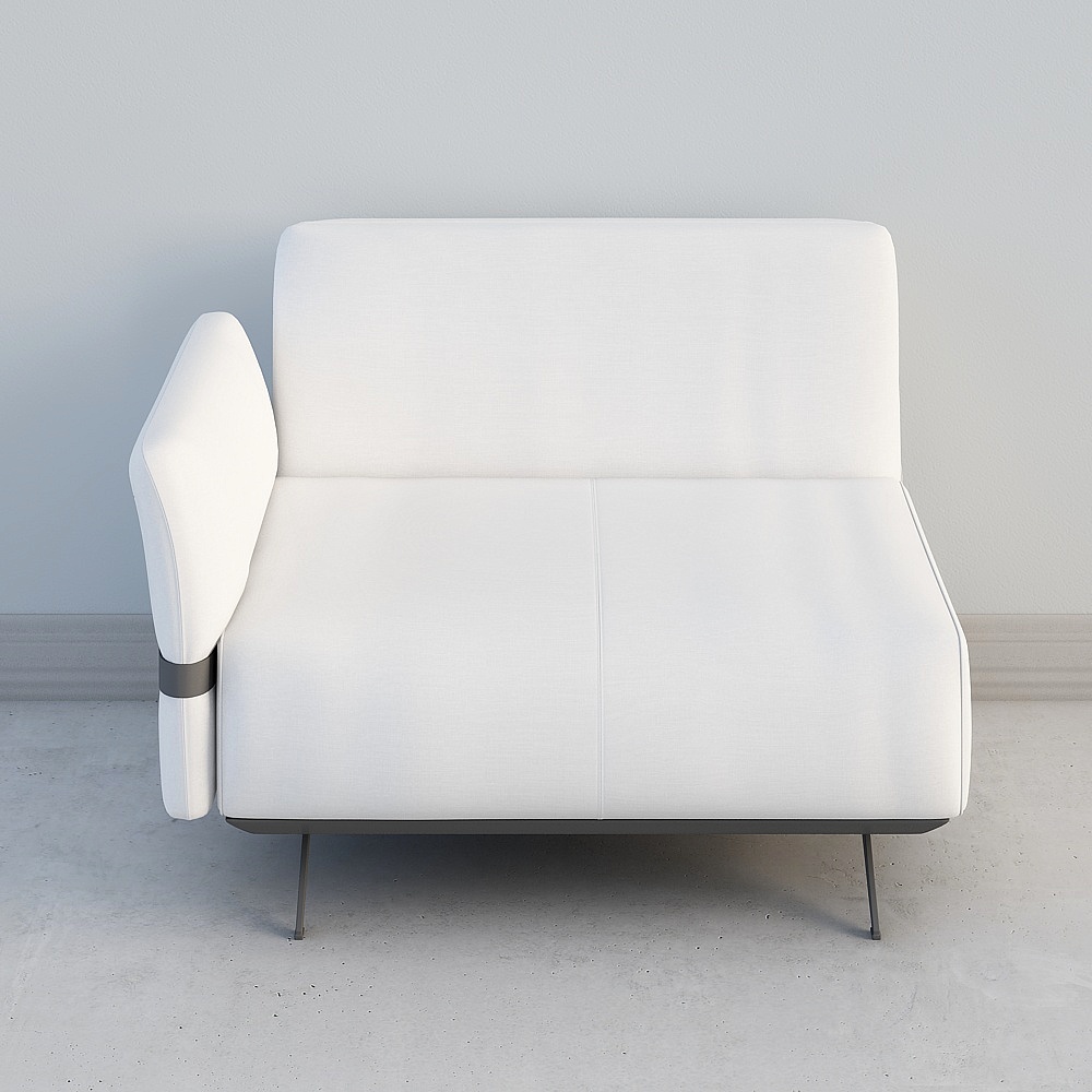 Modern Minimalist 3D Sofa Model Design