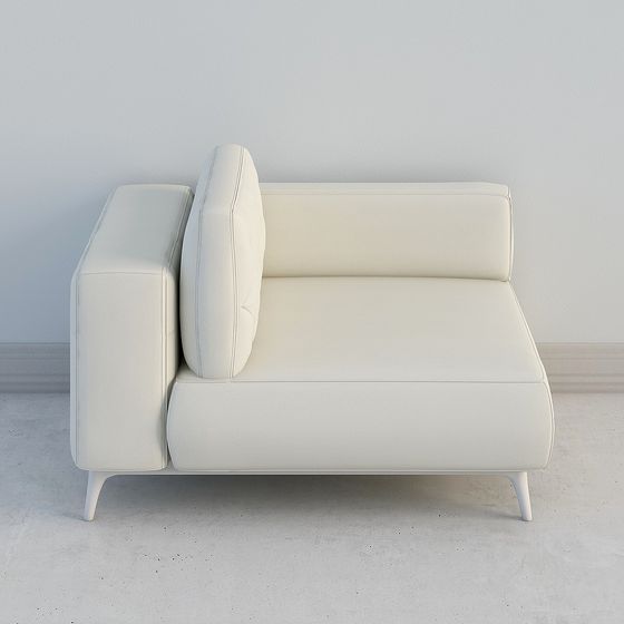 Urban Comfort Corner Chair 3D model