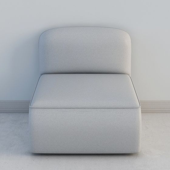 Urban Comfort Chair 3D model for Modern Spaces