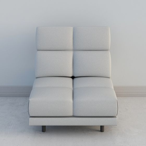 Contemporary Modular Sofa 3D model for Design Projects