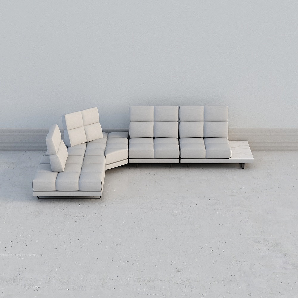 13458_Sof_Roma Modular C257 Natuzzi de Canto - N