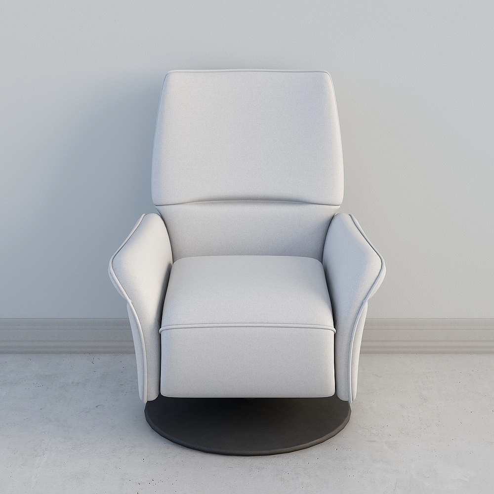 13451_Poltrona Angica C236 Cinza Claro - Natuzzi