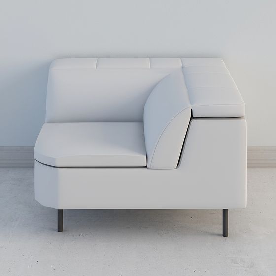 Urban Comfort Sofa 3D model