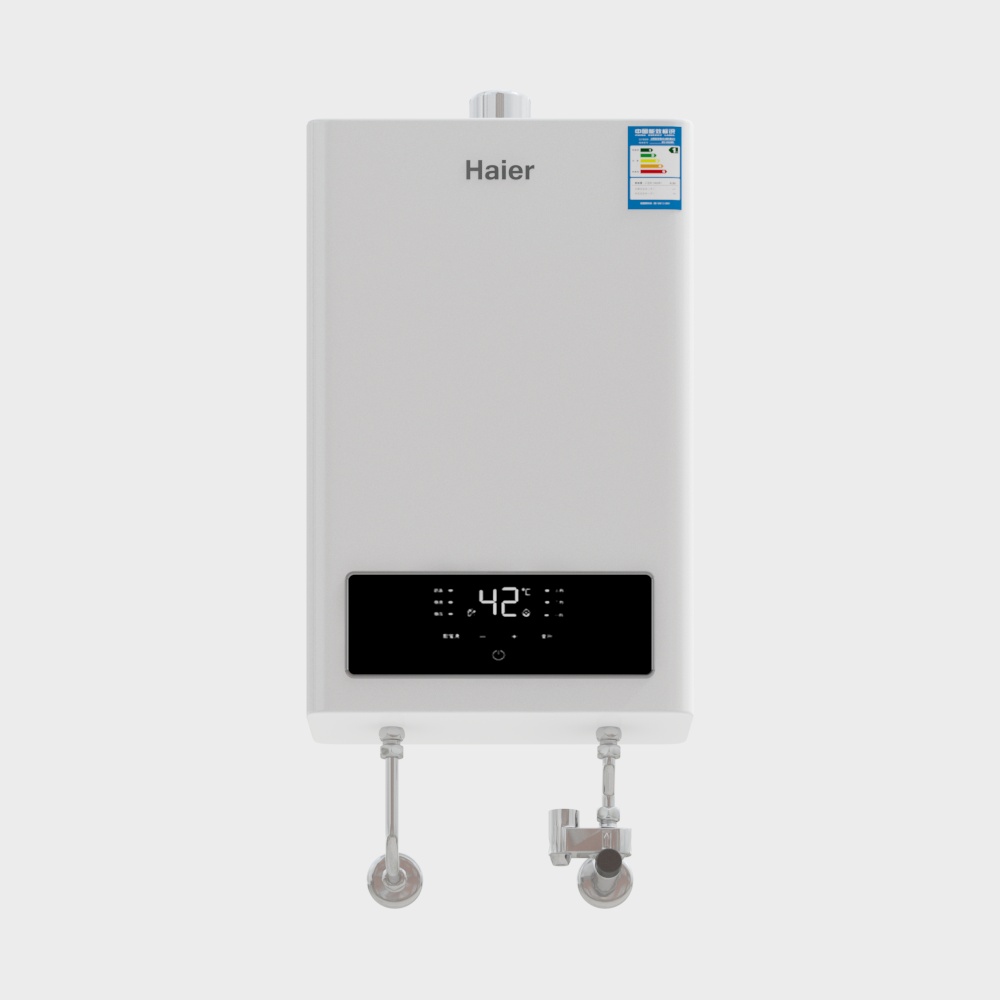 Haier Gas Water Heater 3D model with Modern Design