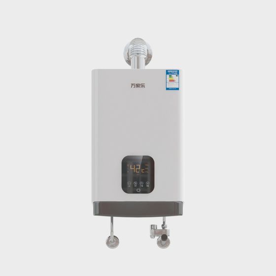 Sleek Gas Water Heater 3D model for Modern Interiors