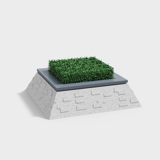 Urban Oasis Planter 3D model
