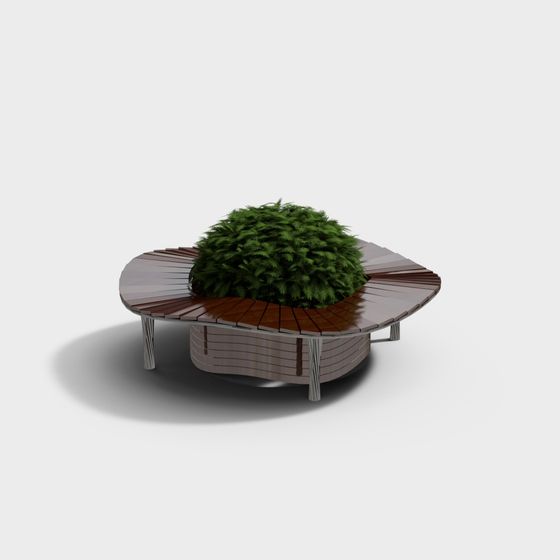 Urban Oasis Round Table 3D model