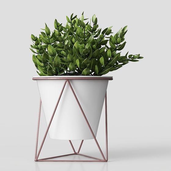 Urban Plant Stand 3D model for Interior Design