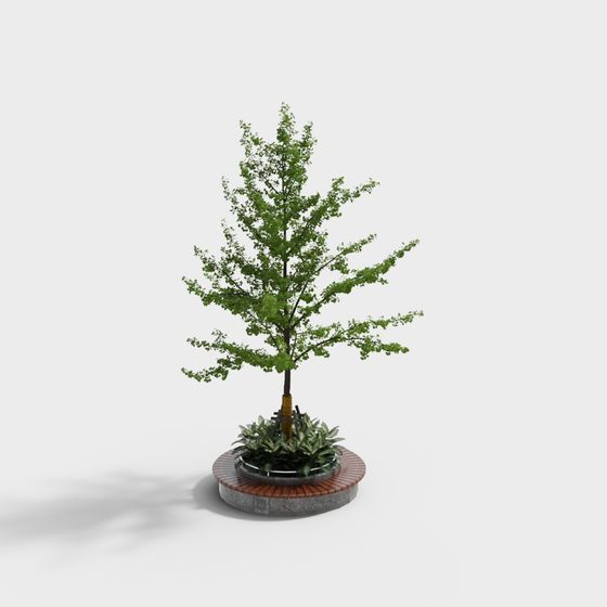 Vibrant 3D Tree Model for Creative Projects