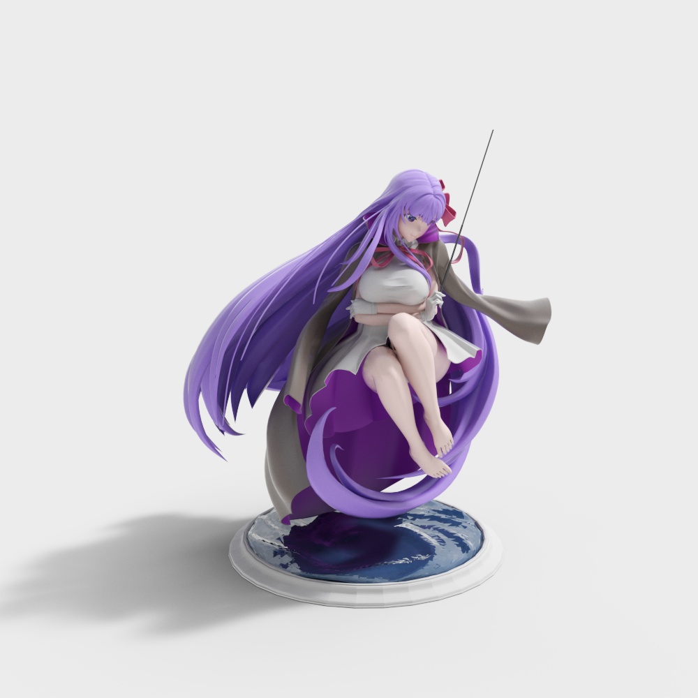 Game girl figure