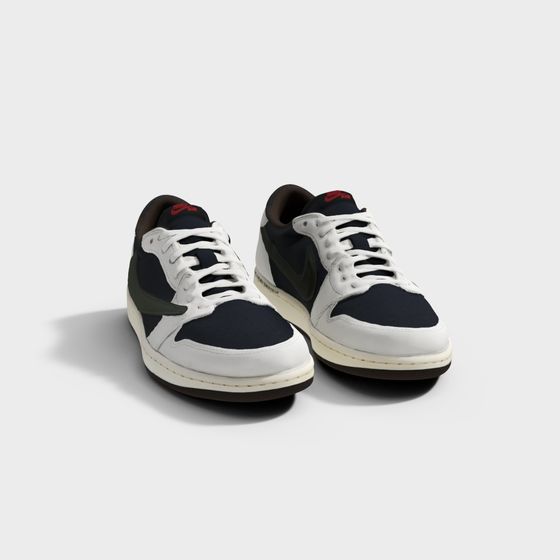 Nike Air Jordan 1 Low 3D model