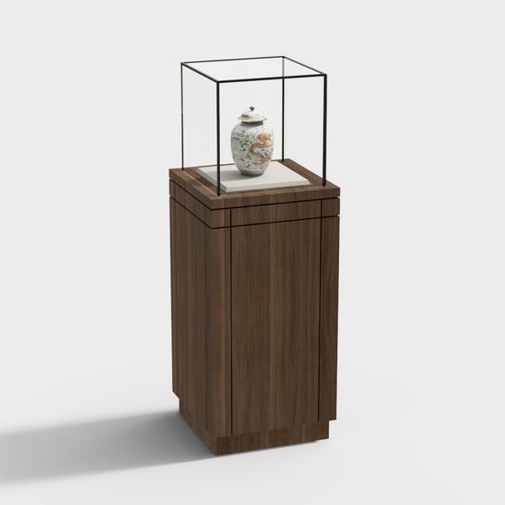 Stunning Display Cabinet 3D model with Detailed Design