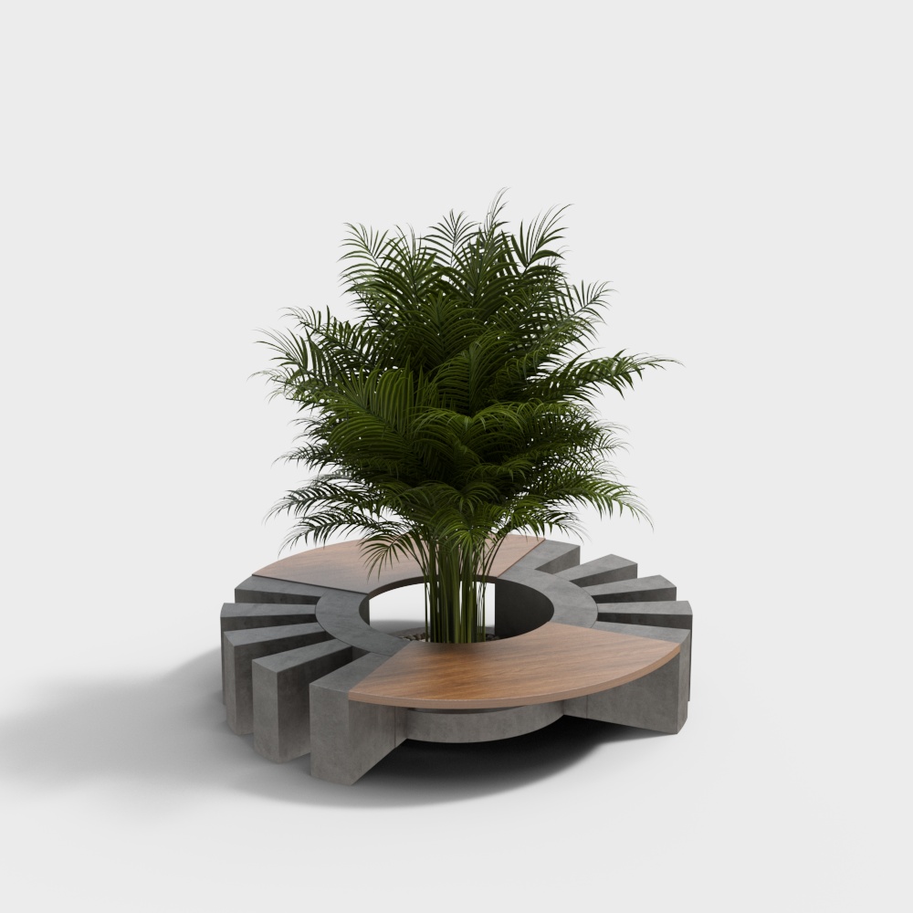 樹木プールのアウトドアチェア