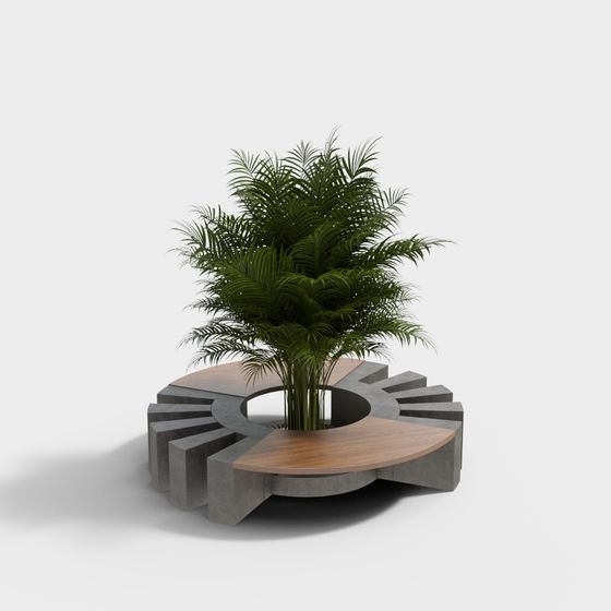 Concrete Oasis 3D model