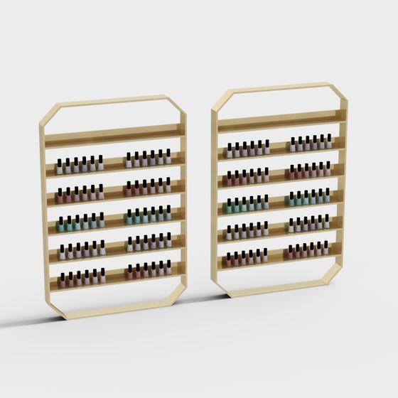 Nail Polish Display Rack 3D model