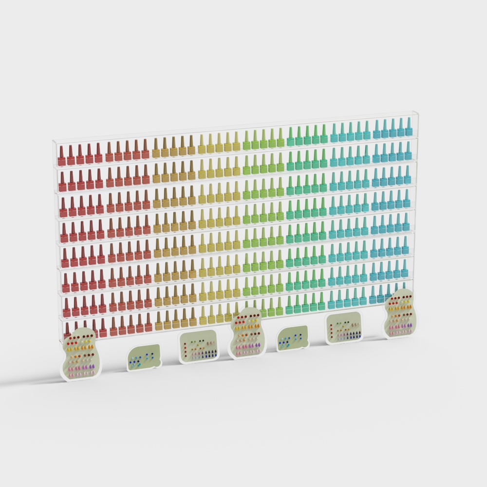 Nail salon decorative wall