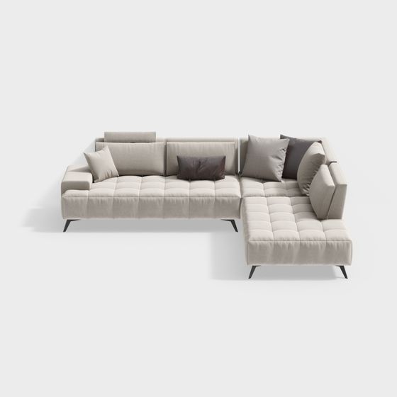 โซฟาเข้ามุมรูปตัว L สไตล์โมเดิร์น