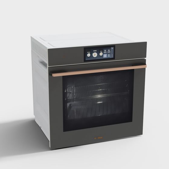 Stylish Smart Oven 3D model for Modern Kitchens