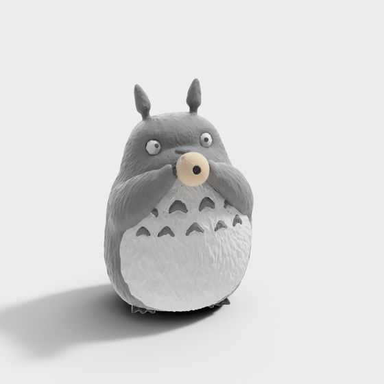Charming Totoro 3D model for Creative Projects