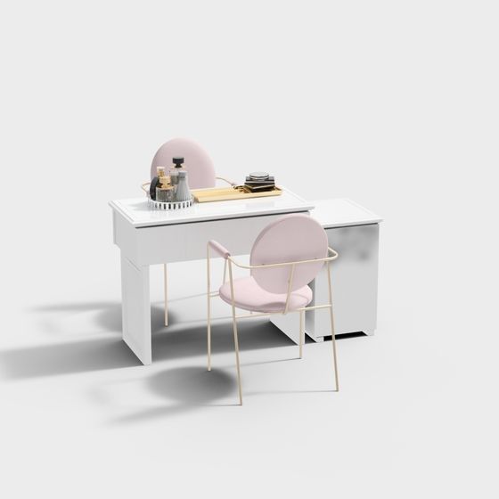 Minimalist Desk Set 3D model
